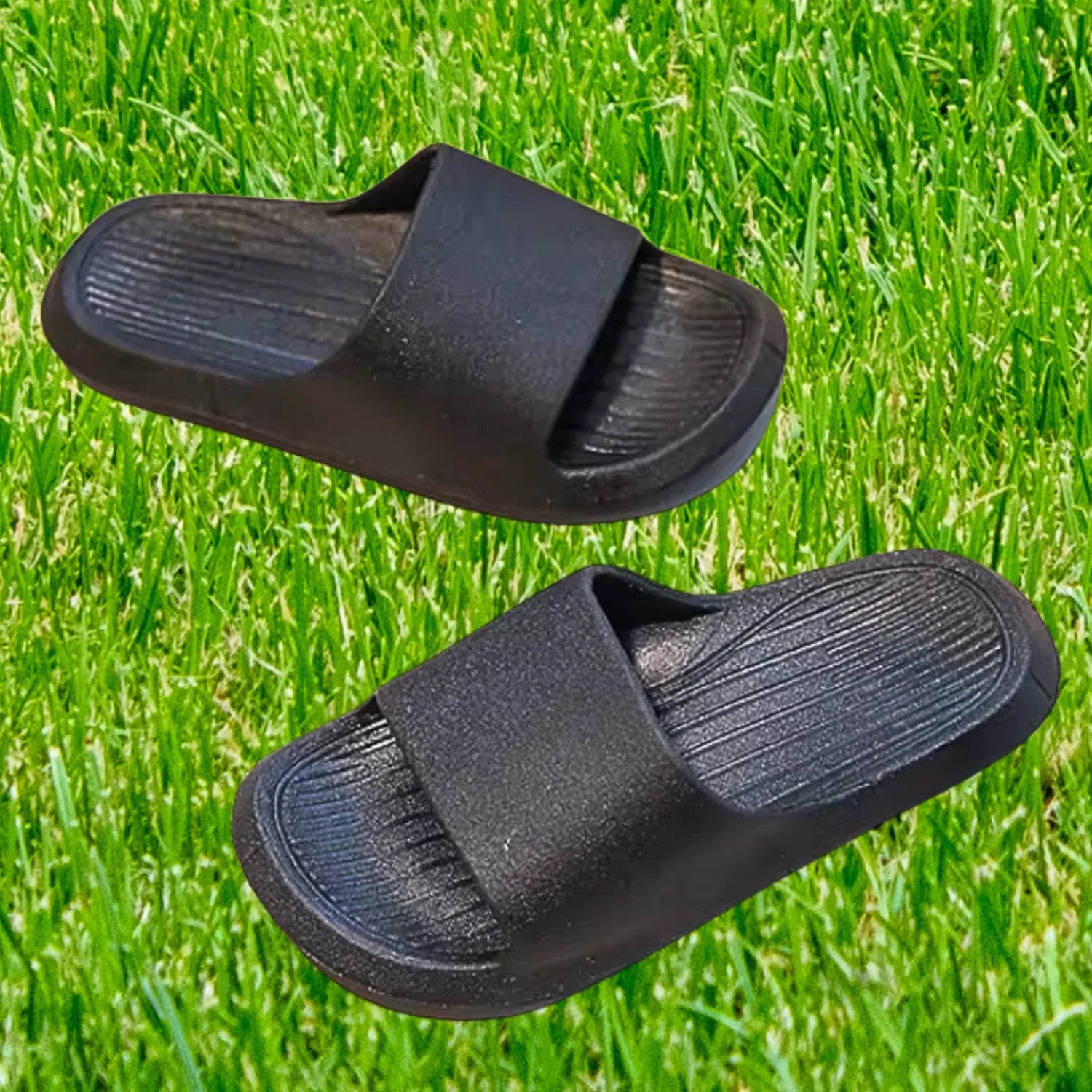 Chinelo infantil preto meninos meninas, lazer, verão