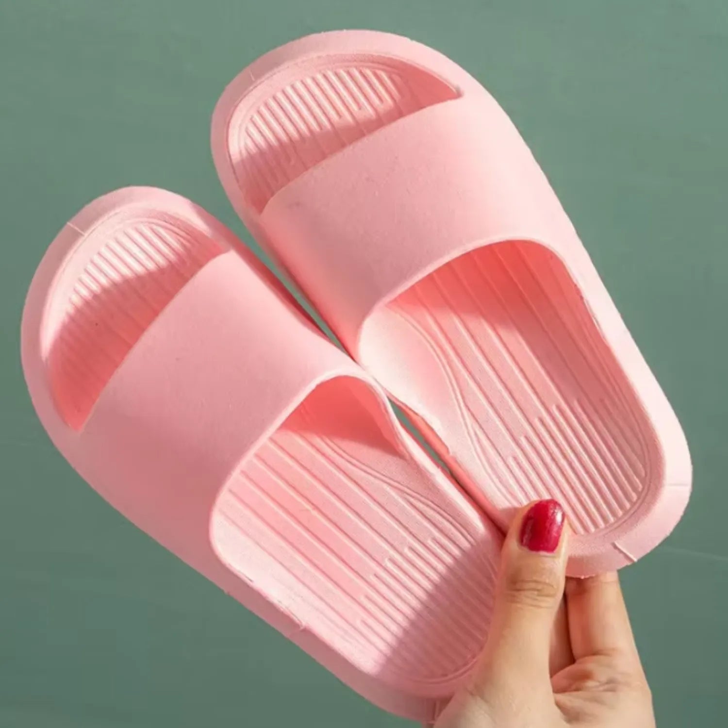 Chinelo infantil rosa claro meninas confort