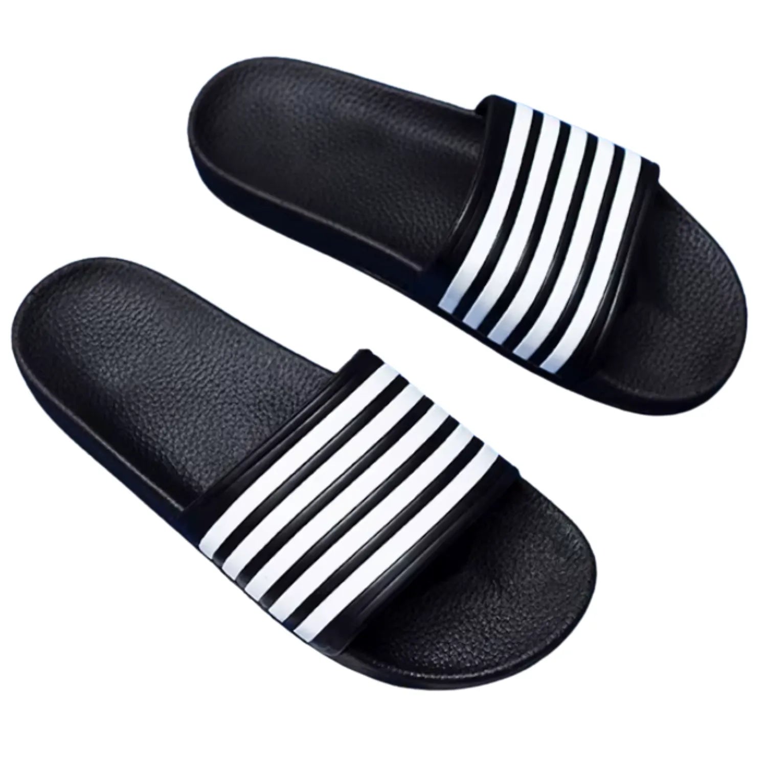 Chinelo macio massageador antiderrapante verão preto