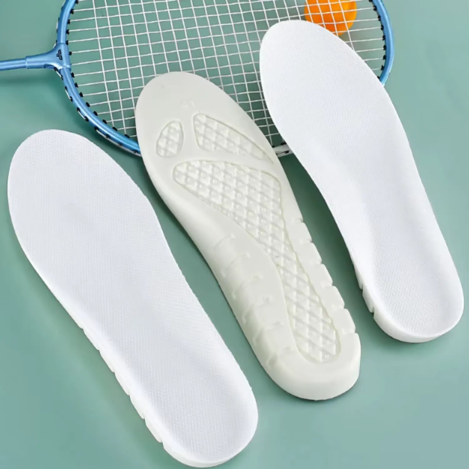 Palmilha esportiva antiderrapante segurança