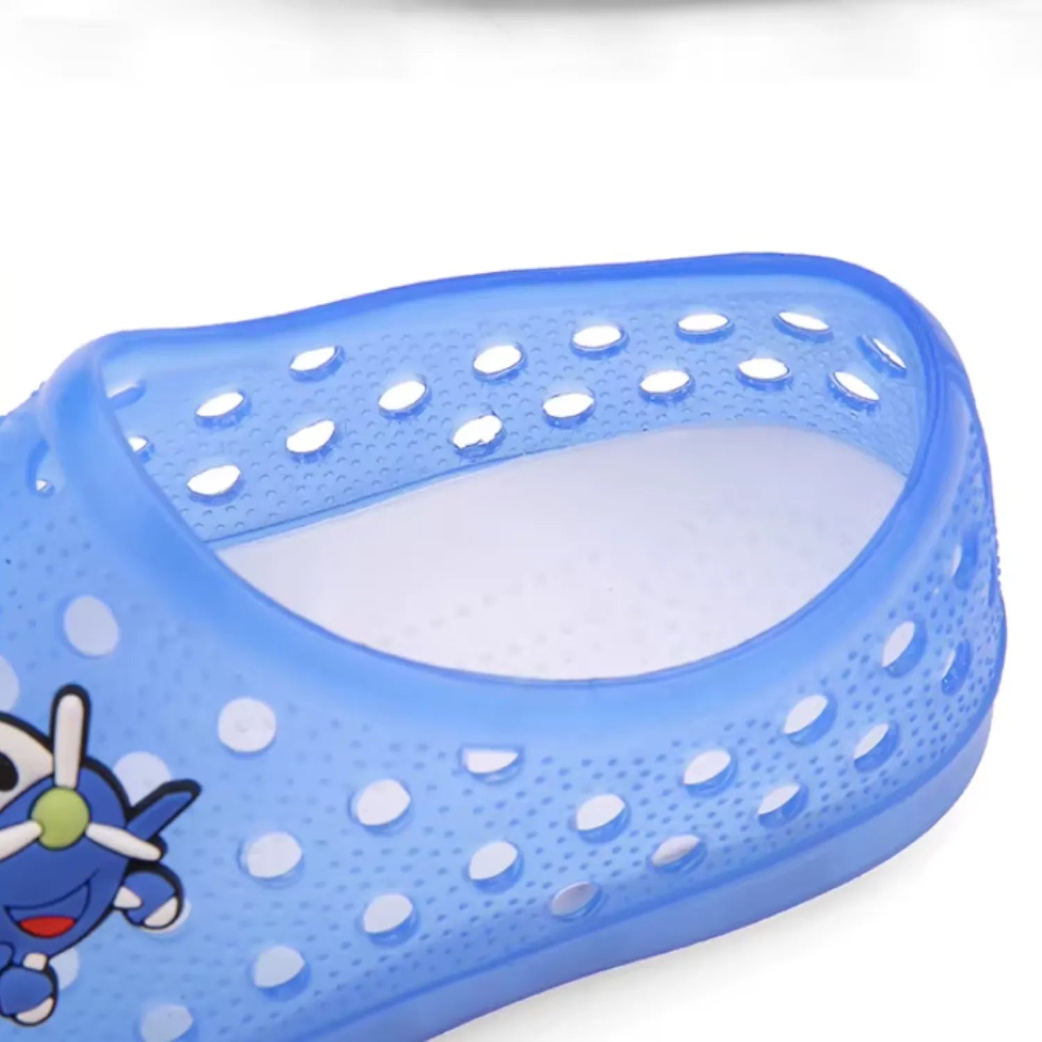 sandália fechada infantil azul escuro palmilha de algodão