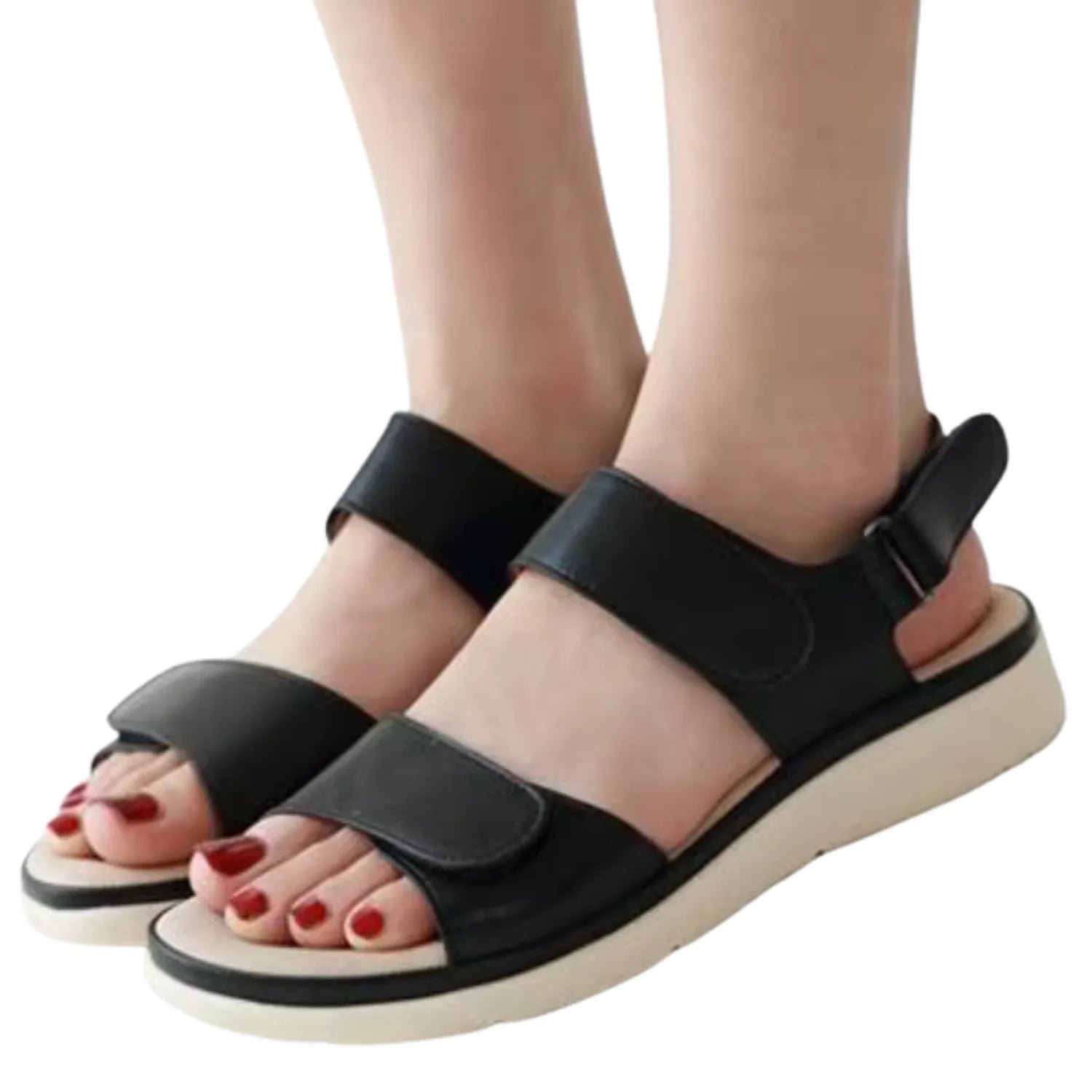 sandalia-feminina-preta-e-o-velcro