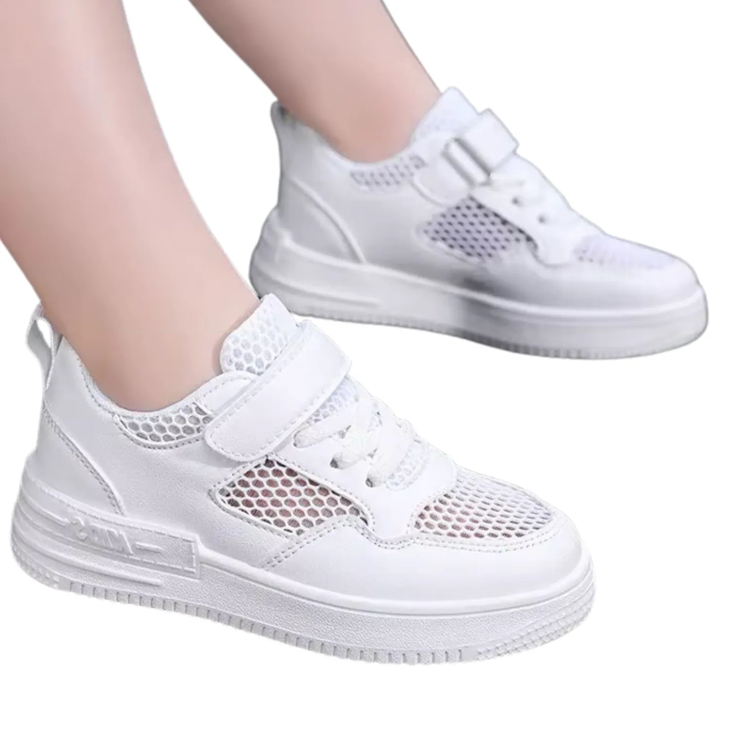 tenis branco unissex infanto juvenil confort