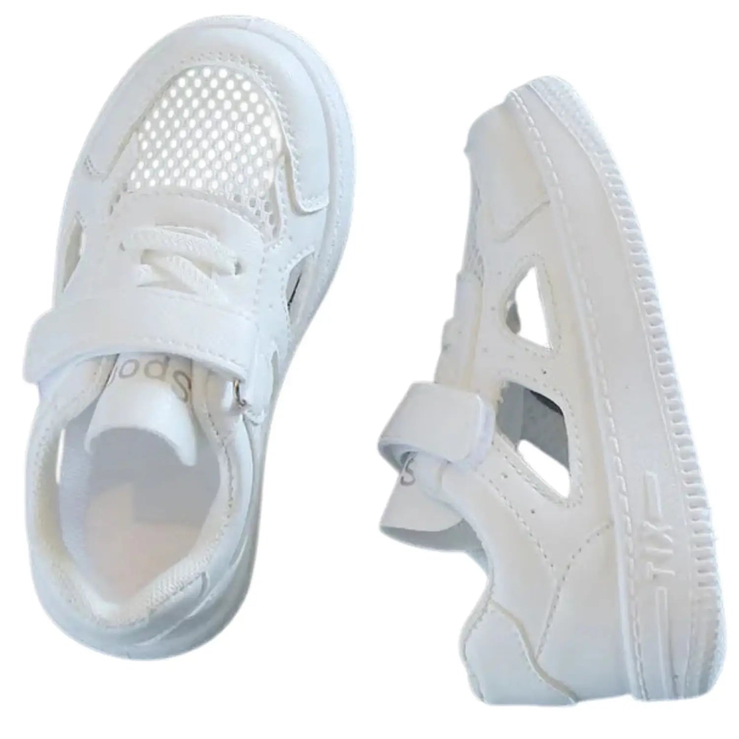 tenis infantil aberta na lateral