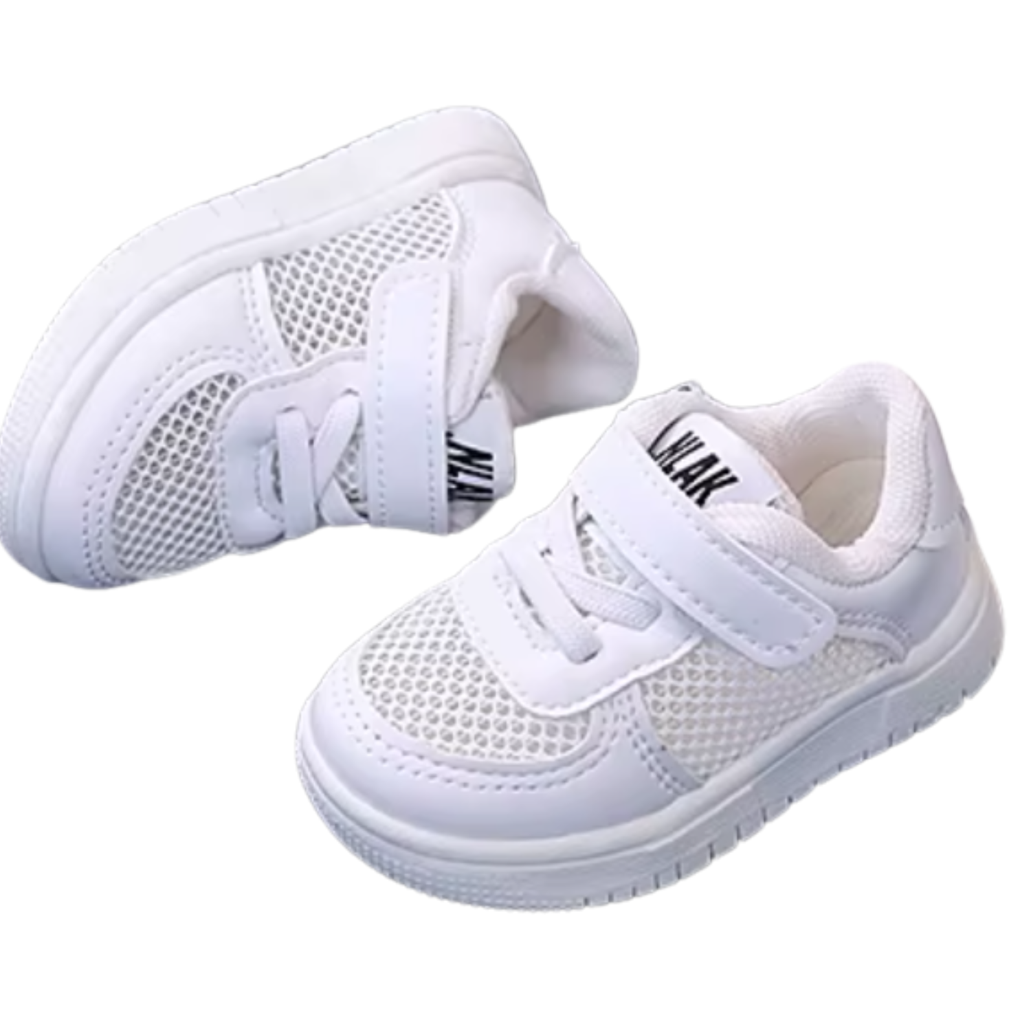tenis infantil branco velcro ventilacao