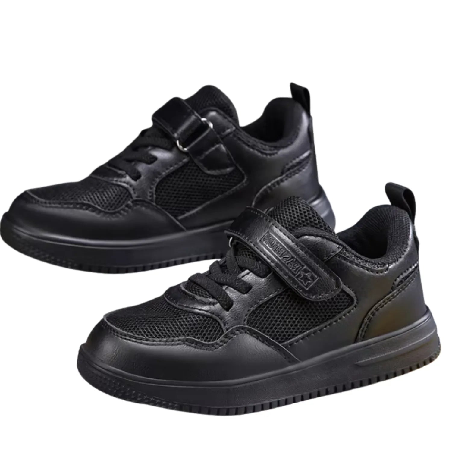 tenis infantil e juvenil unissex preto