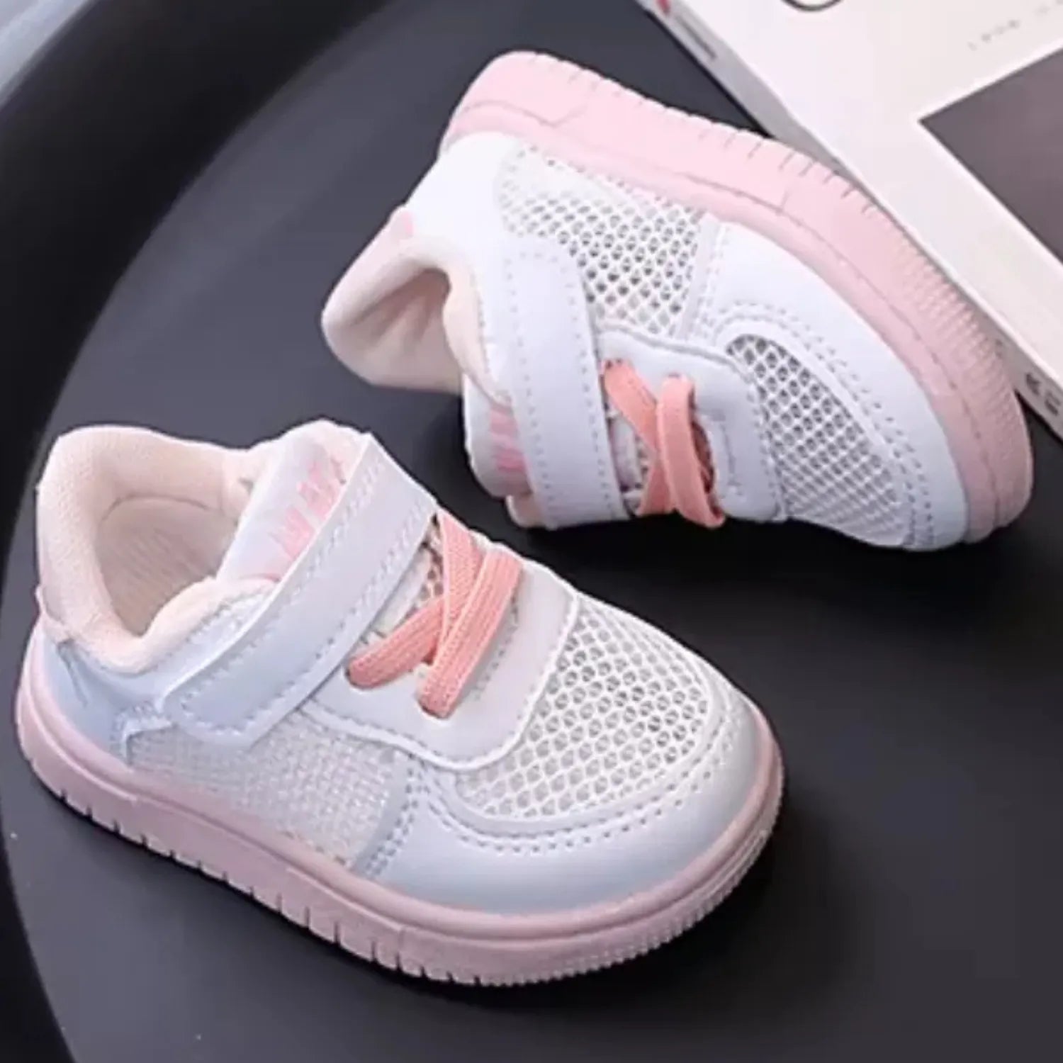 tenis infantil velcro respiravel