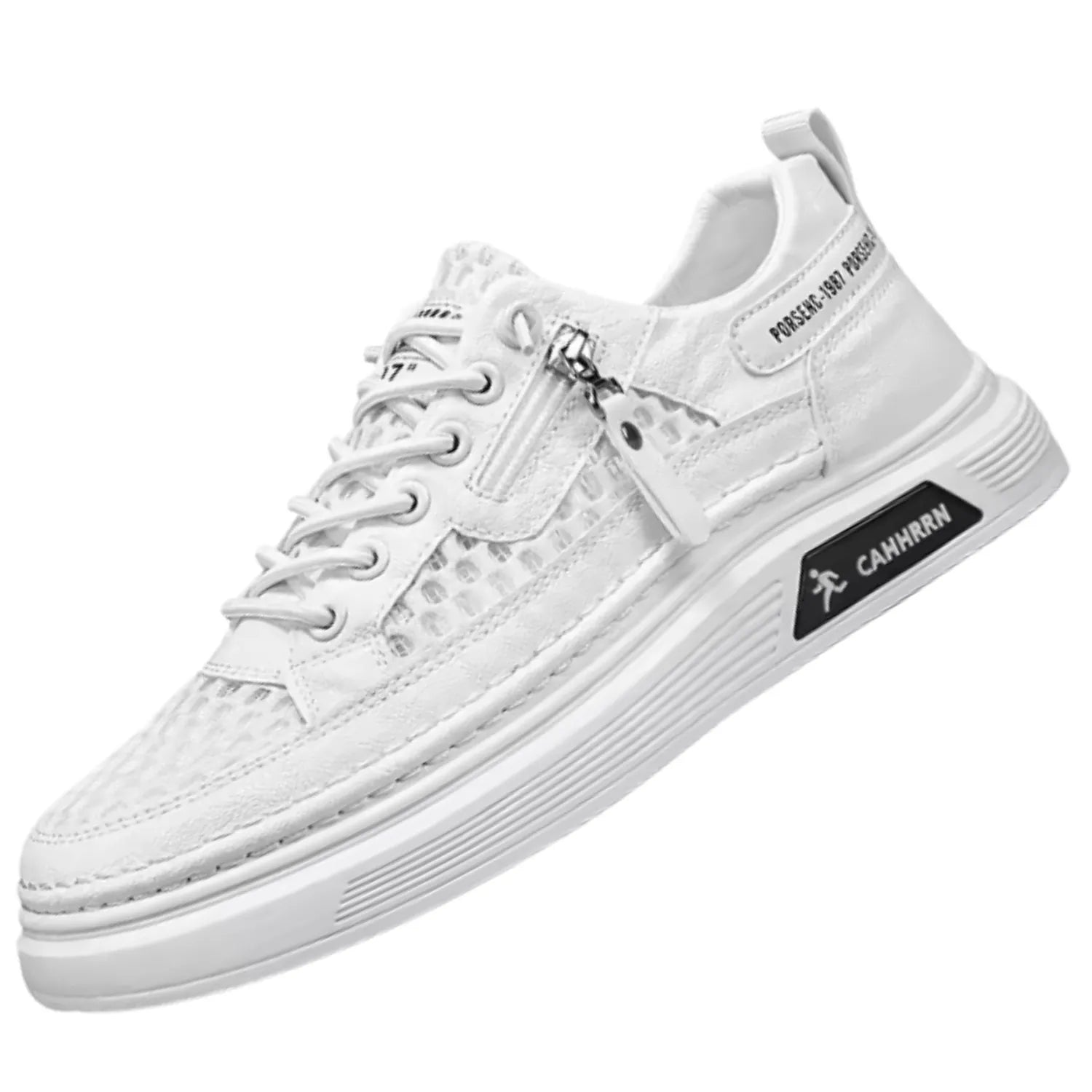 tênis masculino branco confort segurança