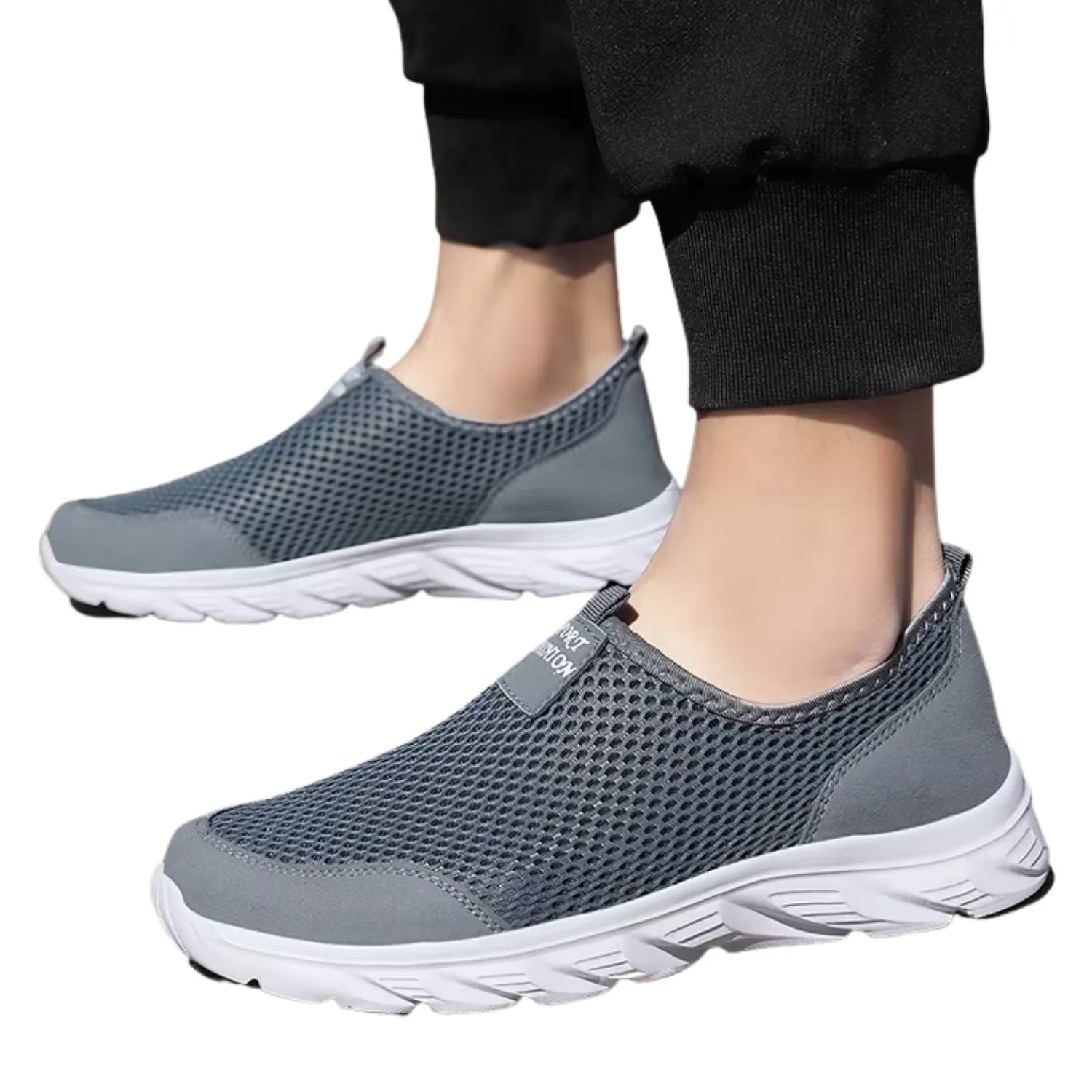 tenis masculino cinza antiderrapante