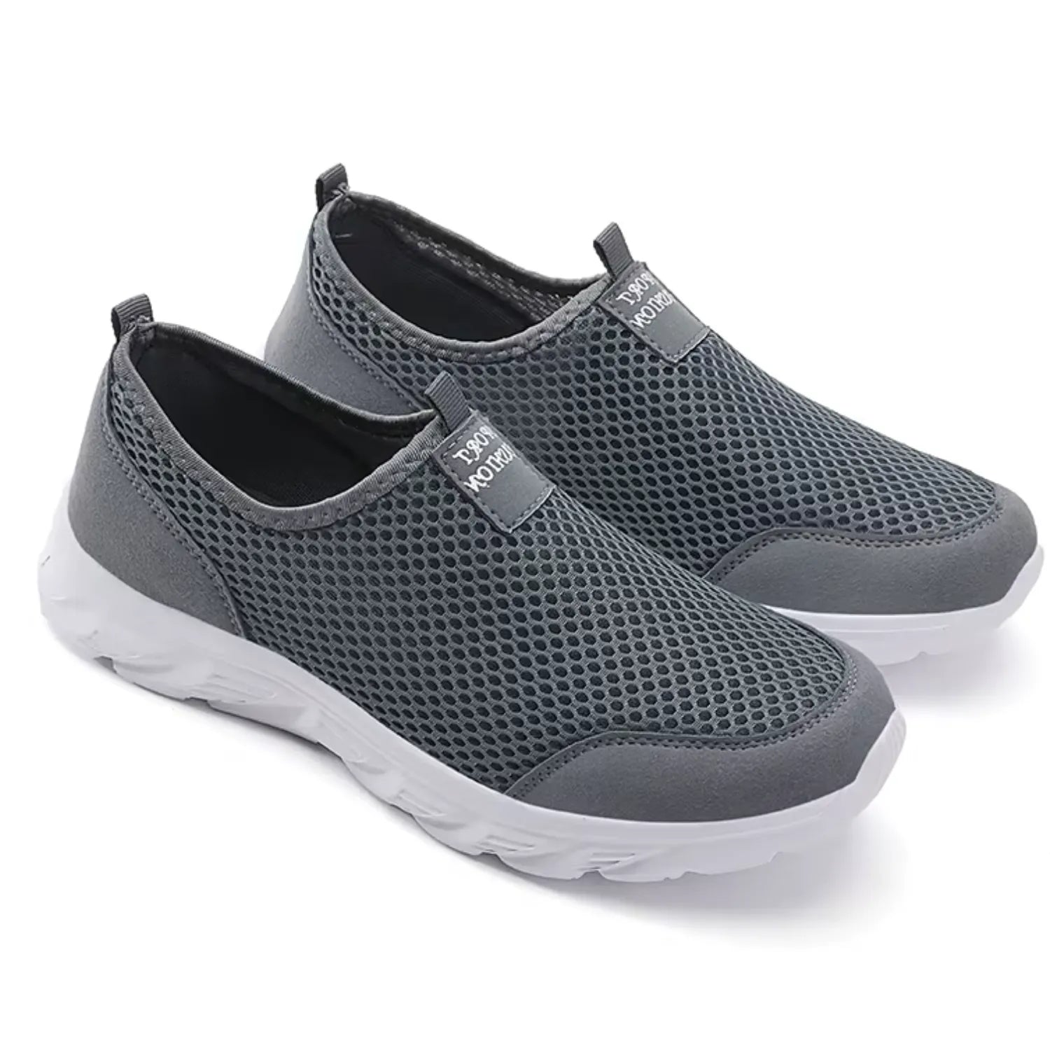 tenis masculino cinza escuro ventilação frescor