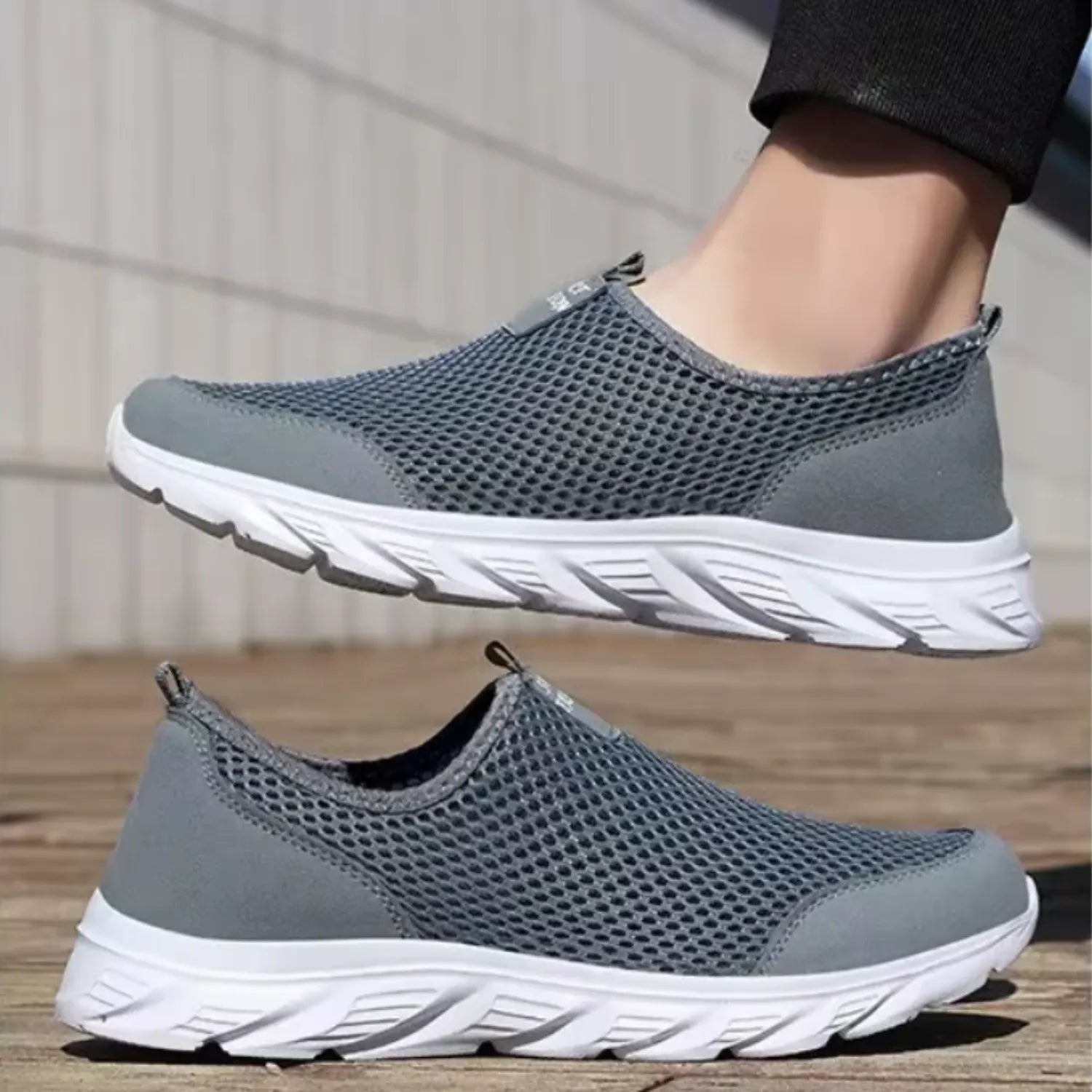 tenis masculino cinza frescor prático