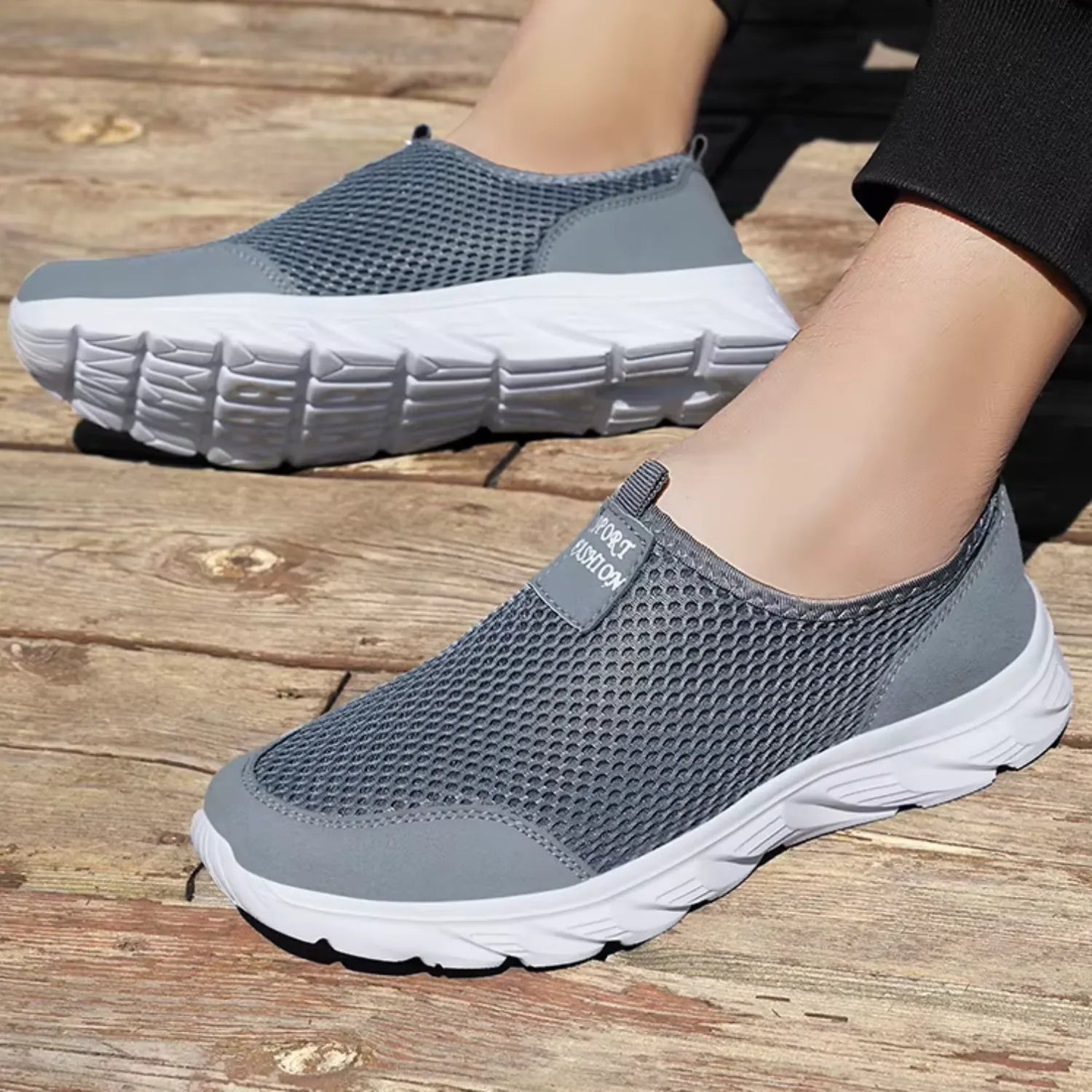 tenis masculino cinza frescor