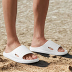 Chinelo branco confort leveza macies moda verão