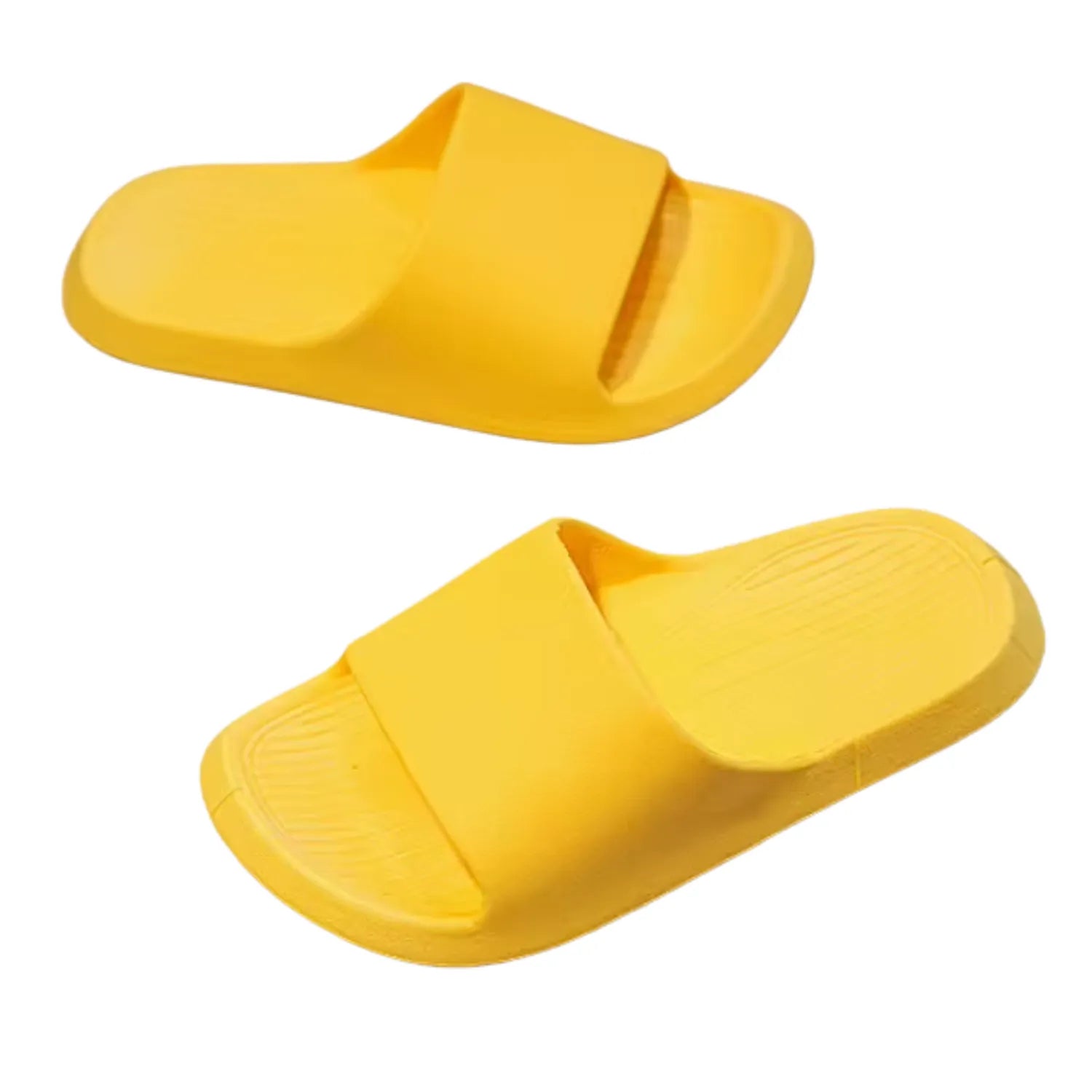 Chinelo infantil amarelo meninos meninas confort