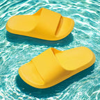 Chinelo infantil amarelo meninos meninas e lazer