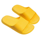 Chinelo infantil amarelo meninos meninas macio flexível verão