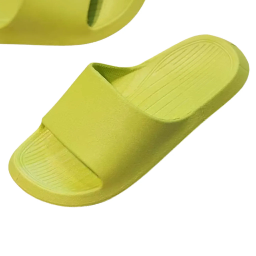 Chinelo infantil verde claro meninos meninas confort