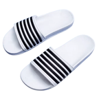 Chinelo macio massageador antiderrapante verão branco