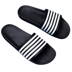 Chinelo macio massageador antiderrapante verão preto