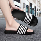 Chinelo preto massageador confort verão