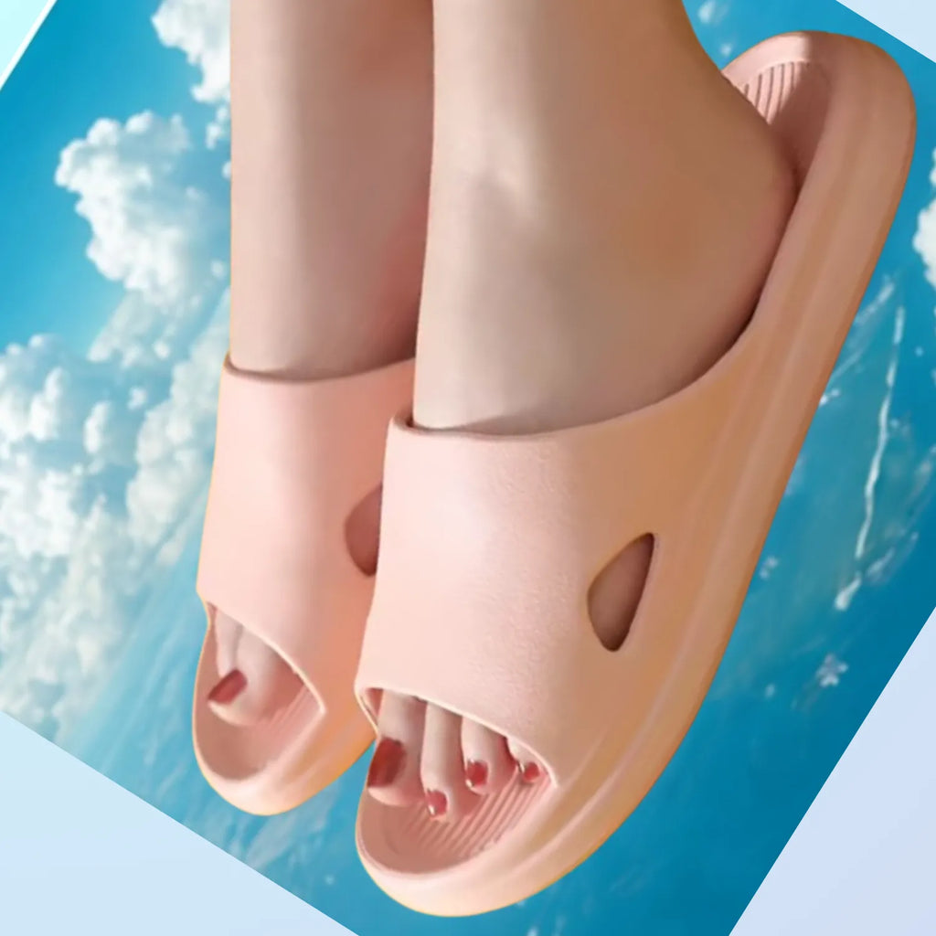 Chinelo rosa confort leveza macies