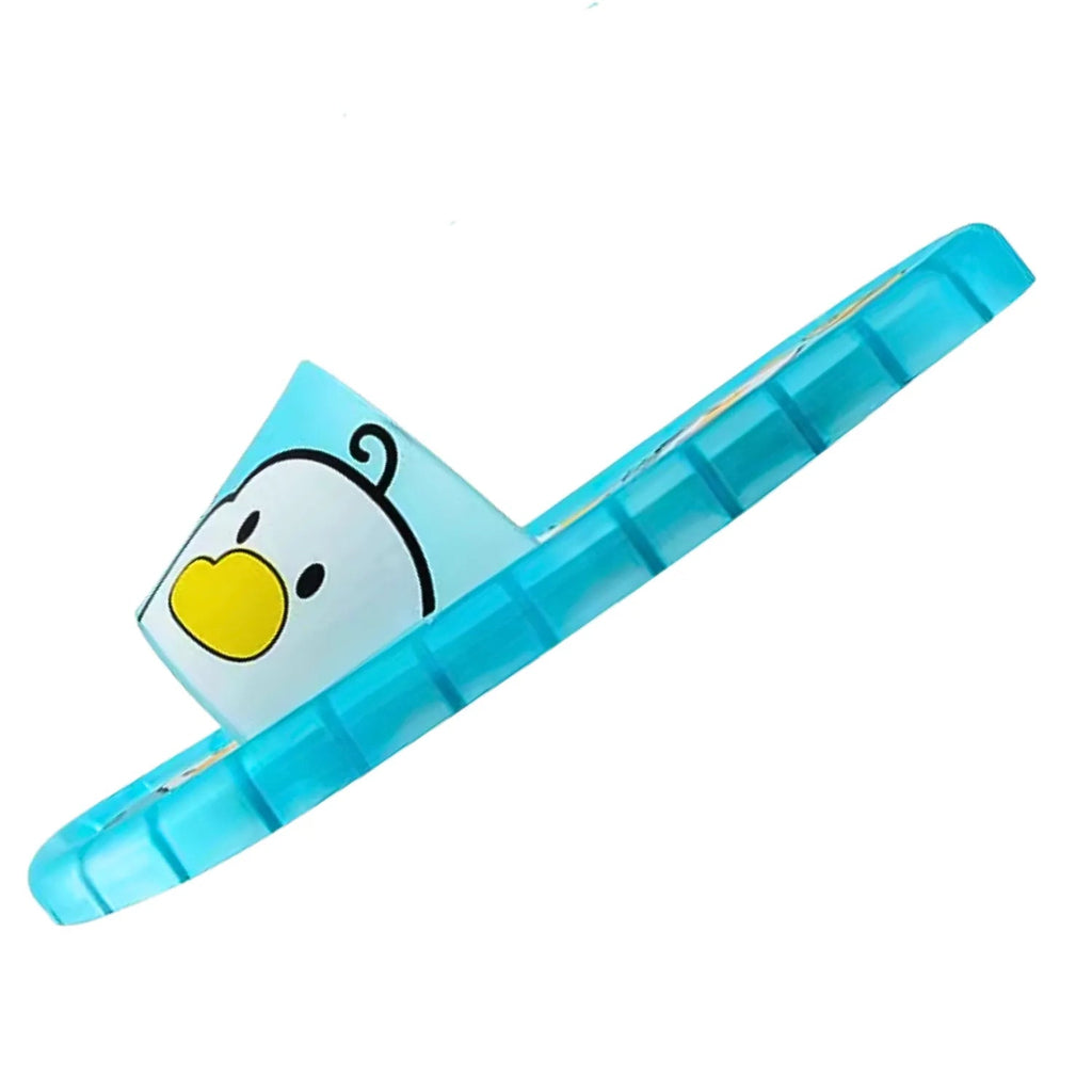 Chinelo sandalia infantil meninas meninos azul clato de led