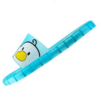 Chinelo sandalia infantil meninas meninos azul clato de led