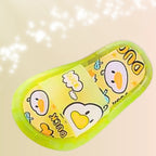 Chinelo sandalia infantil meninas meninos amarelo de led
