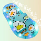 Chinelo sandalia infantil meninas meninos azul claro led