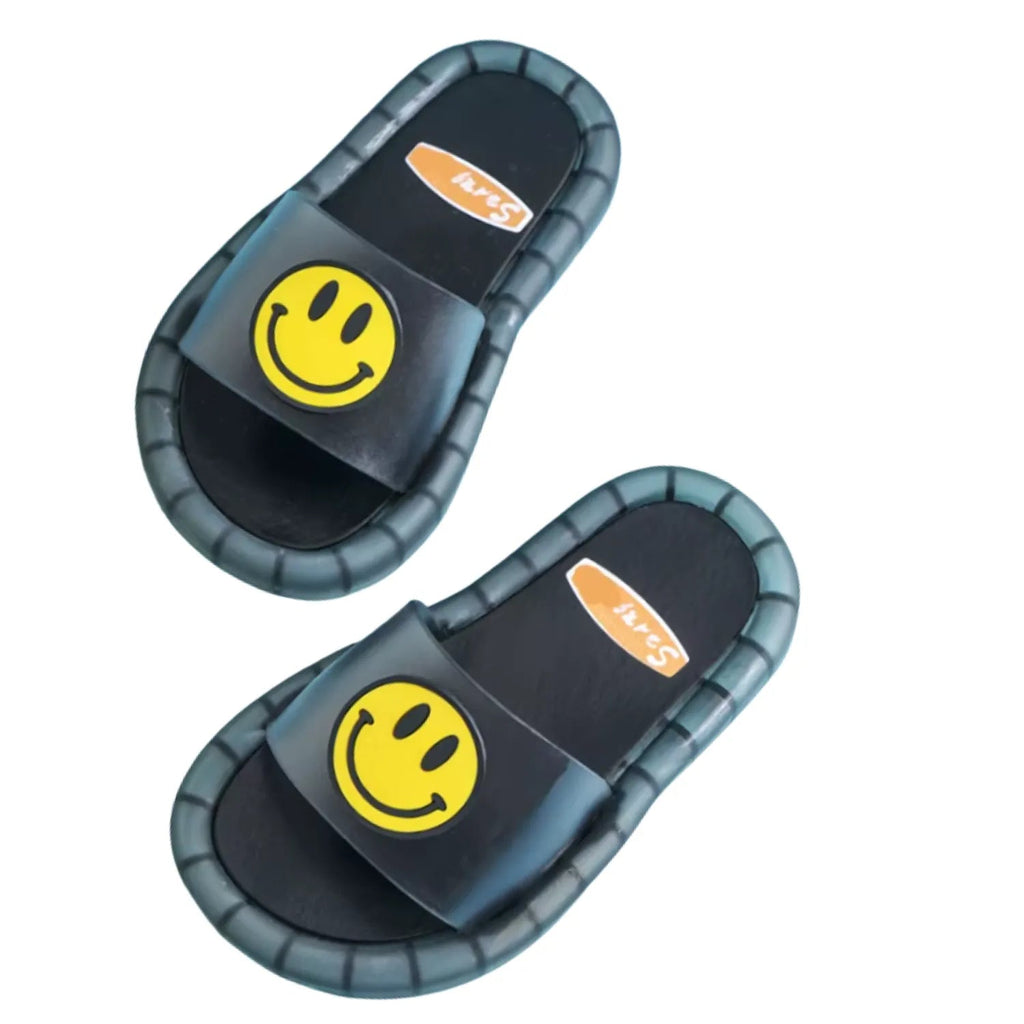 Chinelo sandalia infantil meninas meninos preto de led