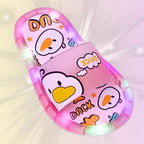 Chinelo sandalia infantil meninas meninos rosa led