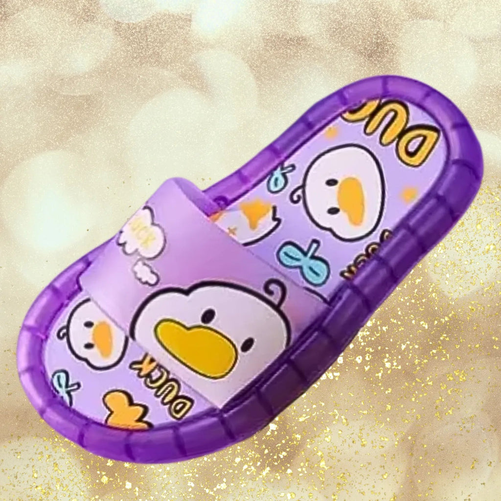 Chinelo sandalia infantil meninas meninos roxo lilás led