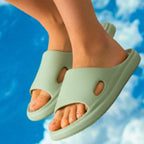 Chinelo verde confort leveza macies