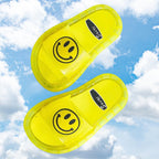 Chinelo sandalia infantil meninas meninos amarelo frescor macio e led