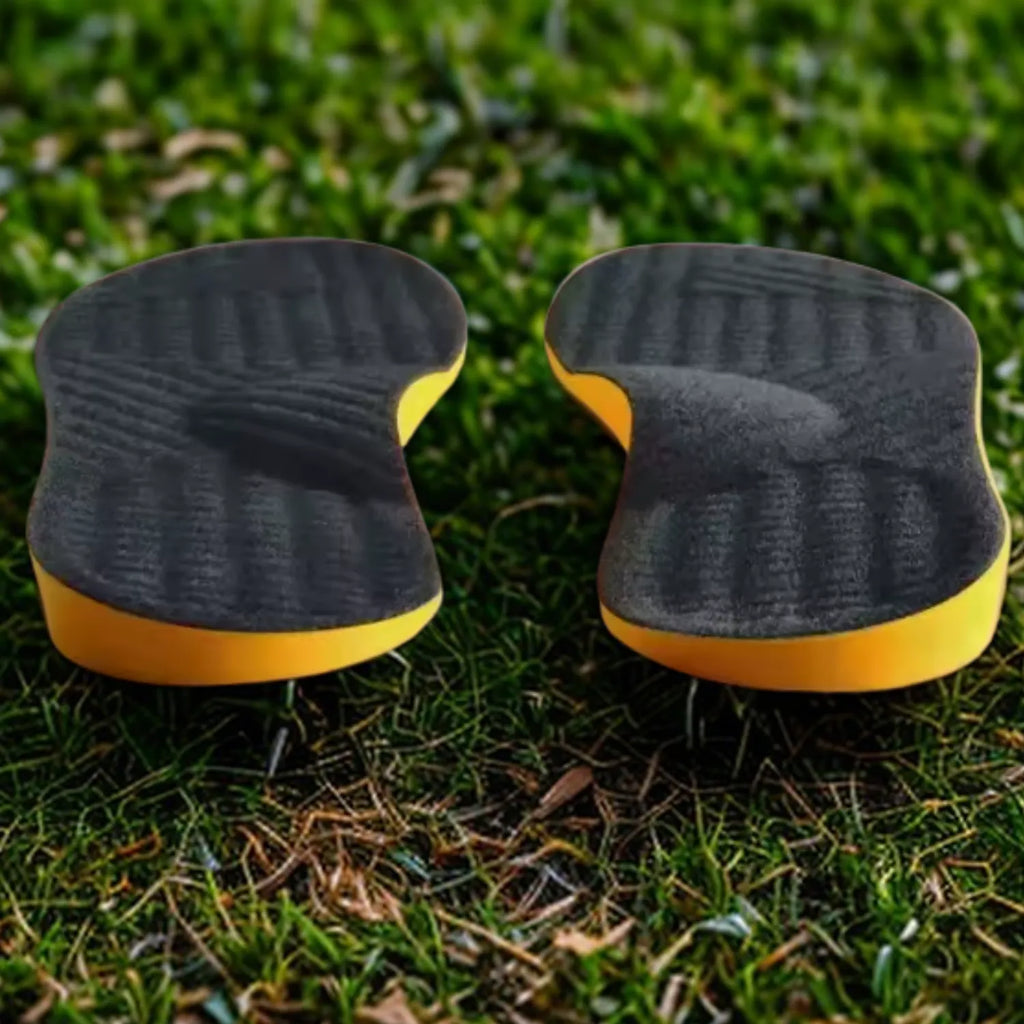 Palmilha ortopédica de correção postural e de pernas o/x flexível e macio