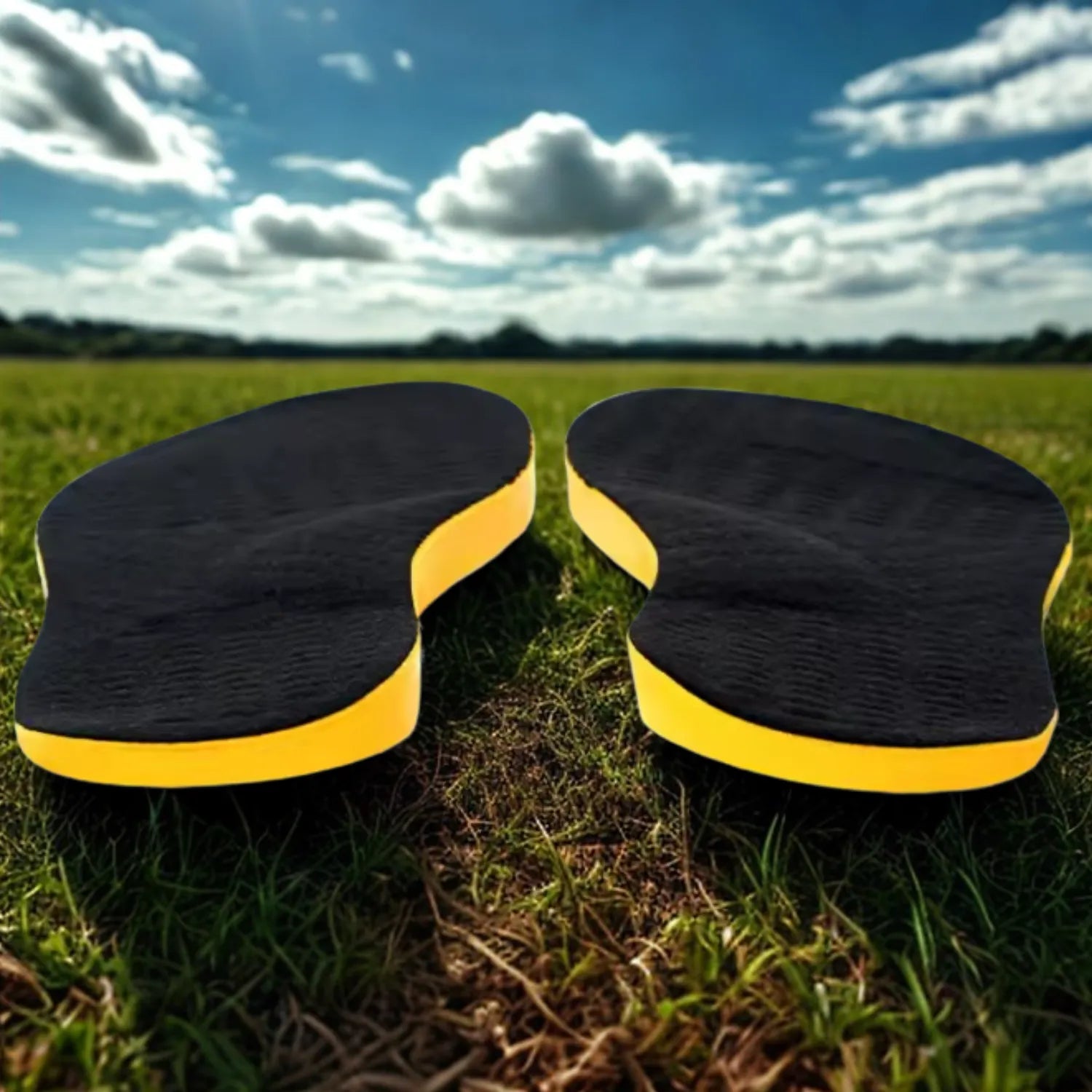 Palmilha ortopédica de correção postural e de pernas x flexível e macio