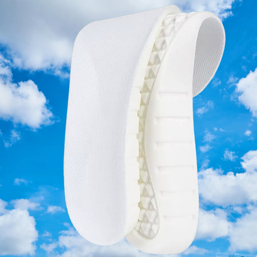 Palmilha esportiva branca adulto macia frescor respíravel