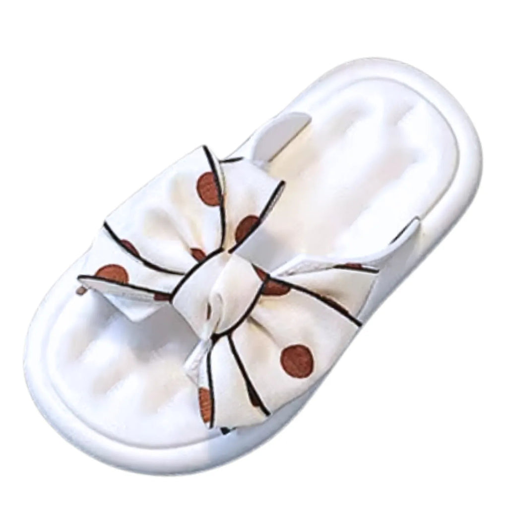 Sandália chinelo infantil meninas branco confort