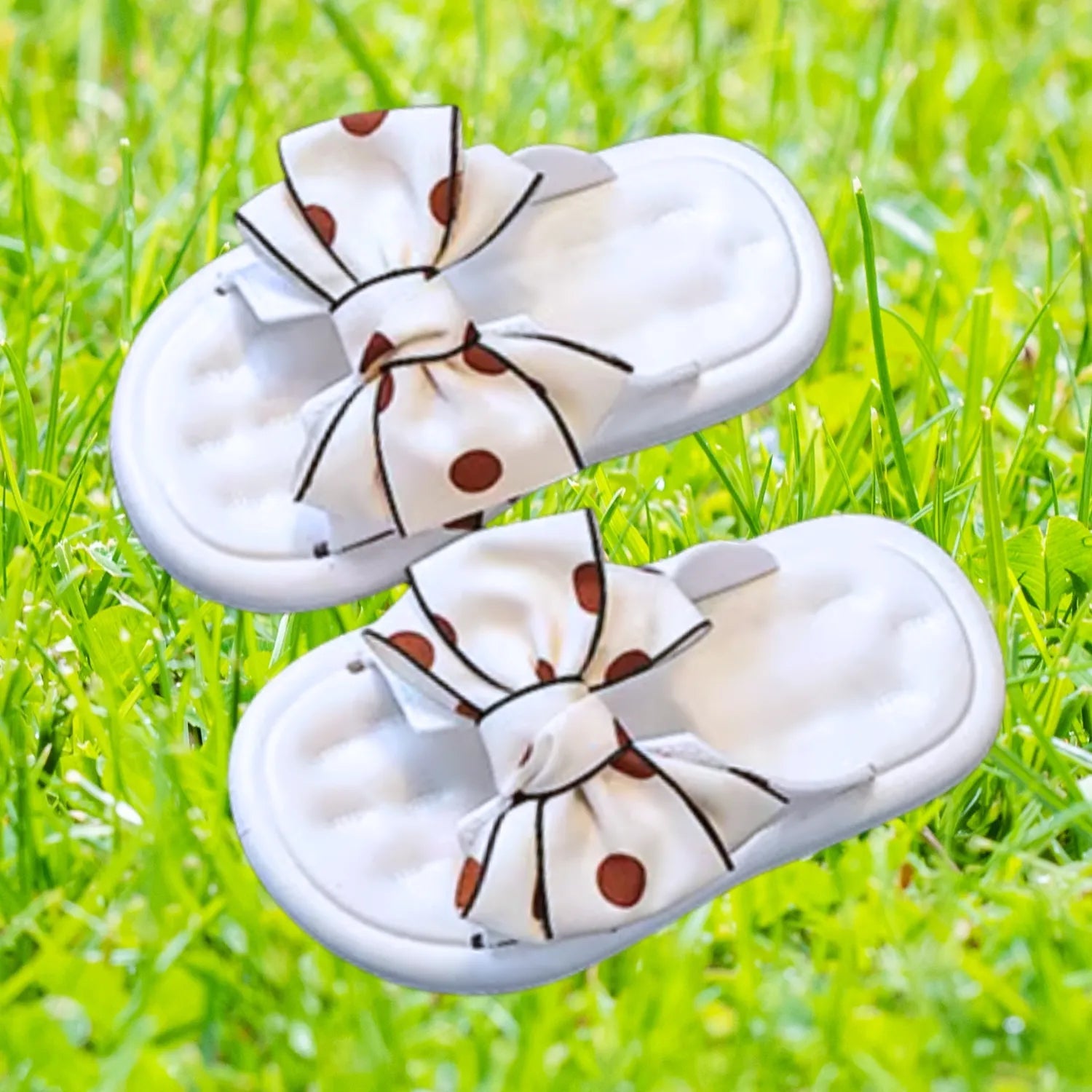 Sandália chinelo infantil meninas branco frescor macies frescor