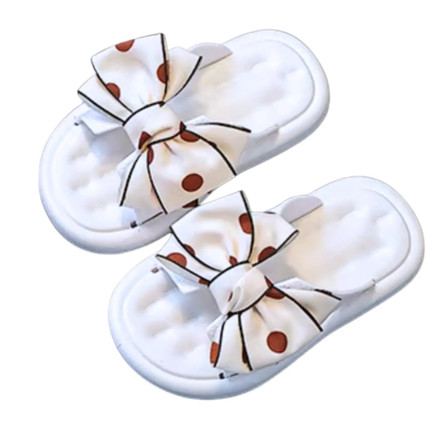 Sandália chinelo infantil meninas branco laco formoso