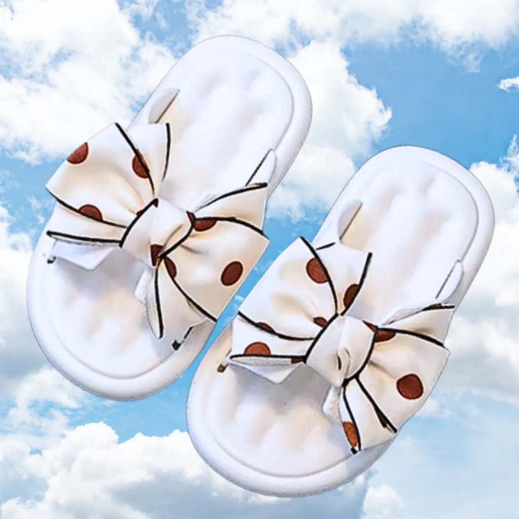 Sandália chinelo infantil meninas branco laco suave frescor