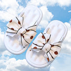 Sandália chinelo infantil meninas branco laco suave frescor