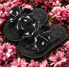 Sandália chinelo infantil meninas preto laco lindo