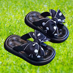 Sandalia chinelo infantil meninas preto laser frescor