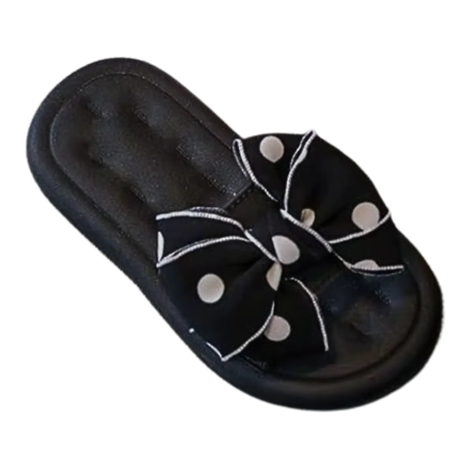 Sandália chinelo infantil meninas preto laco confort