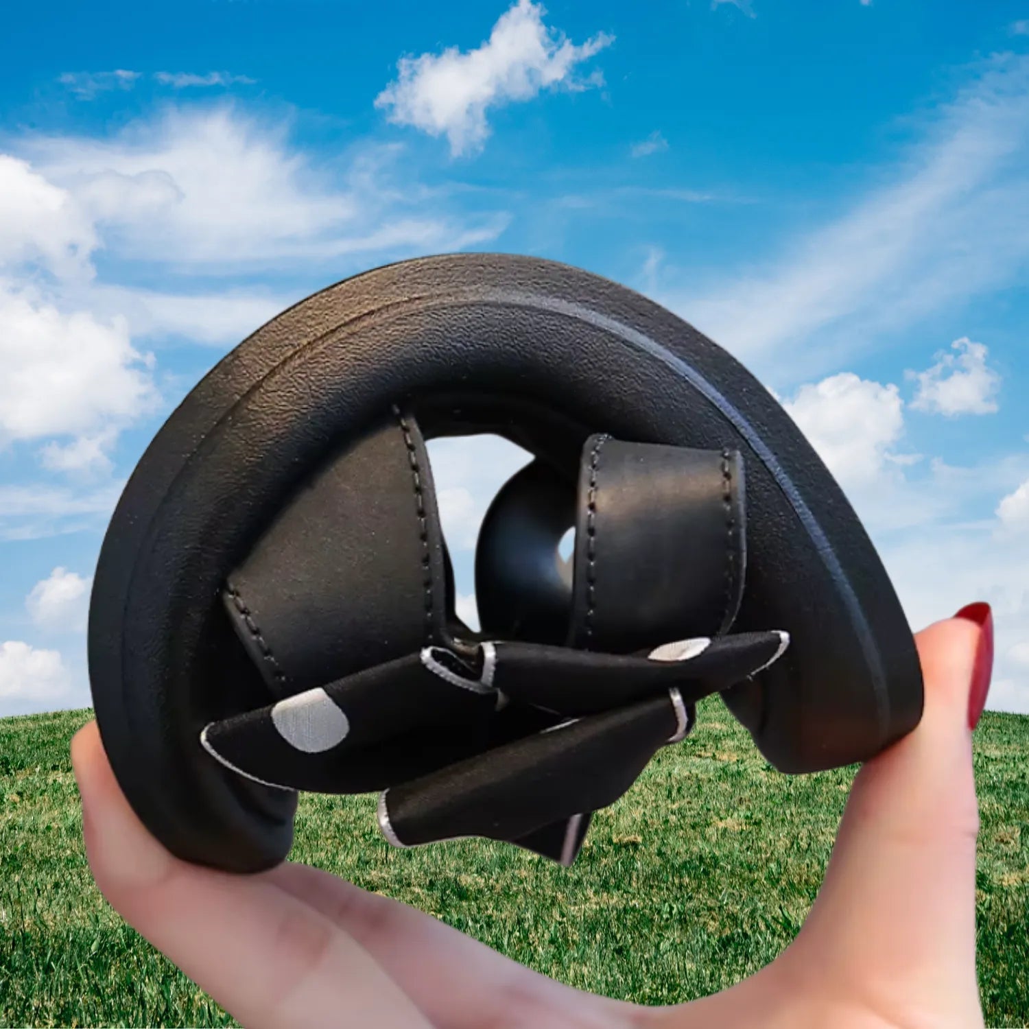 Sandália chinelo infantil meninas preto laco macio