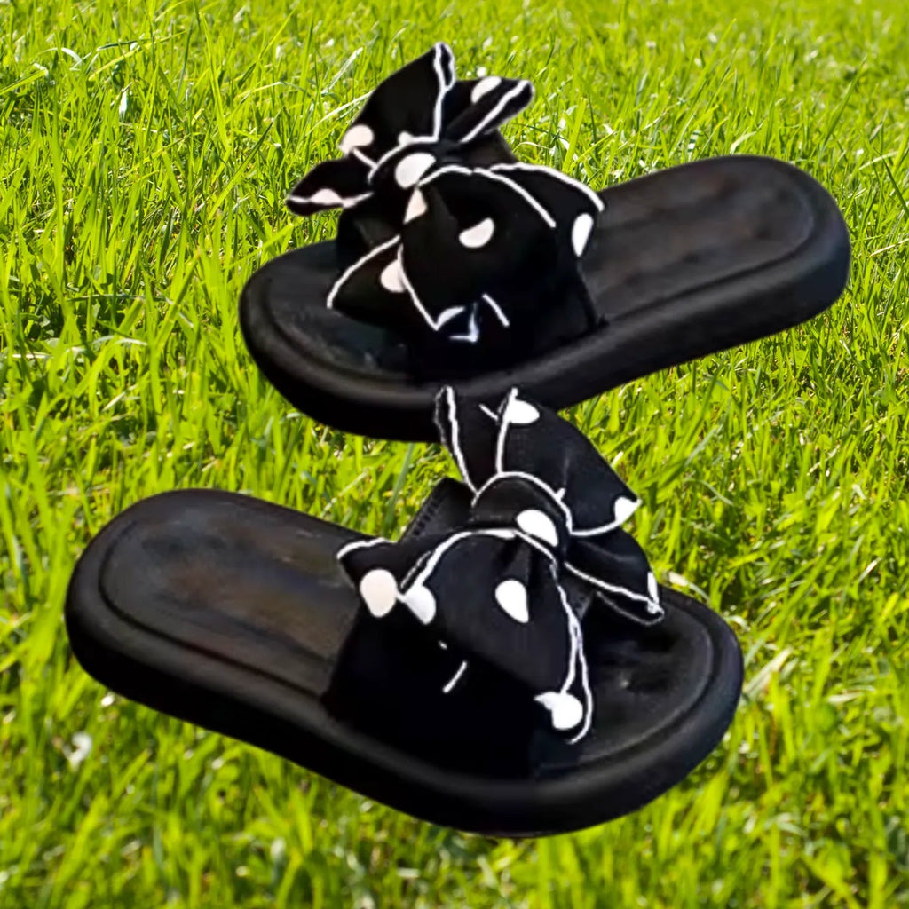 Sandalia chinelo infantil meninas preto frescor