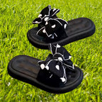 Sandalia chinelo infantil meninas preto frescor