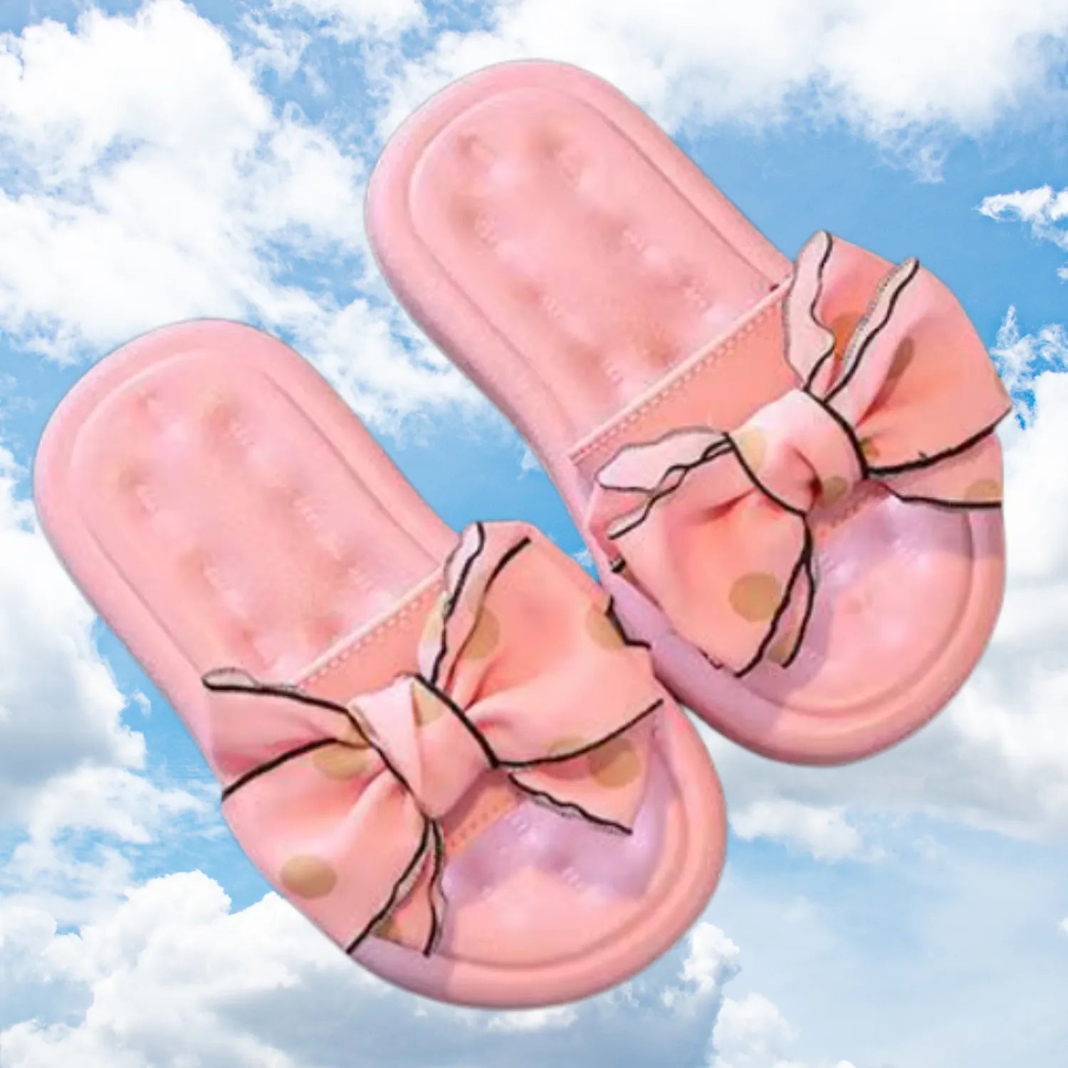 Sandália chinelo infantil meninas rosa claro laco suave frescor