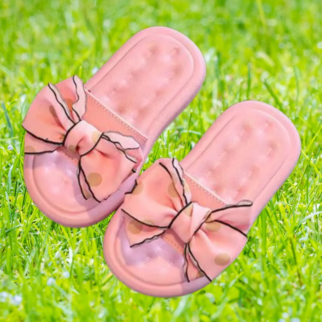 Sandalia chinelo infantil meninas rosa claro laser frescor